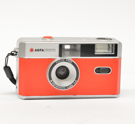 Agfa AGFA Agfaphoto Fotocamera riutilizzabile analogica a pellicola con Flash colore 