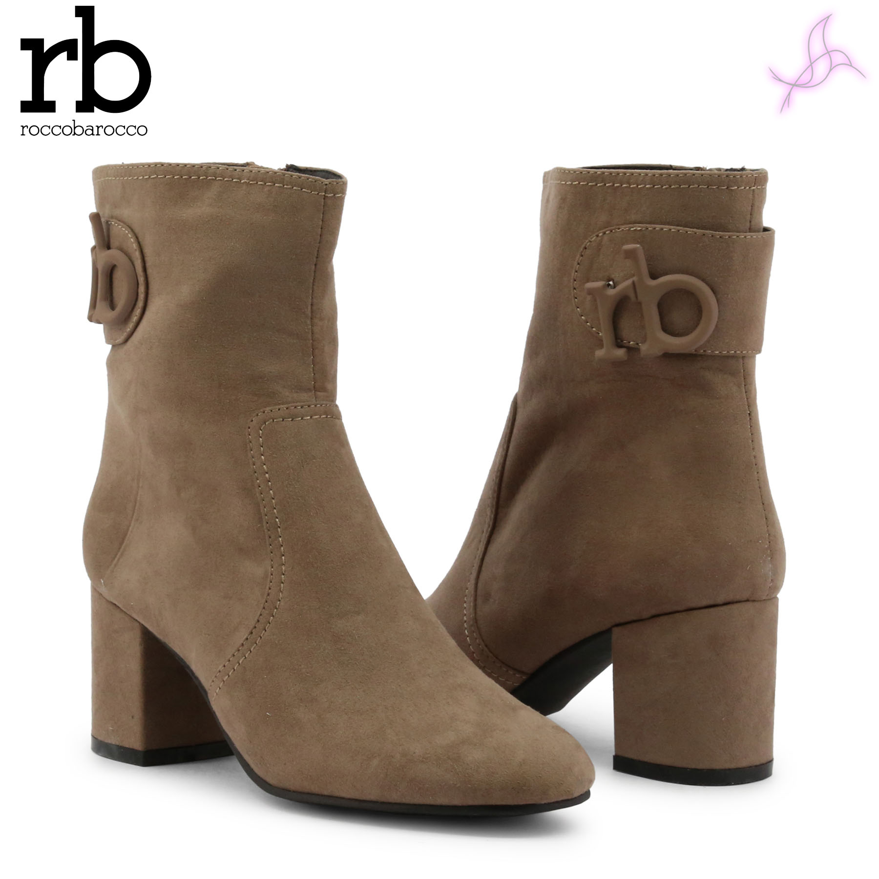 Stivaletti Donna Roccobarocco RBSC1J301STD Donna Marrone 119504 Originale  Nuovo | eBay