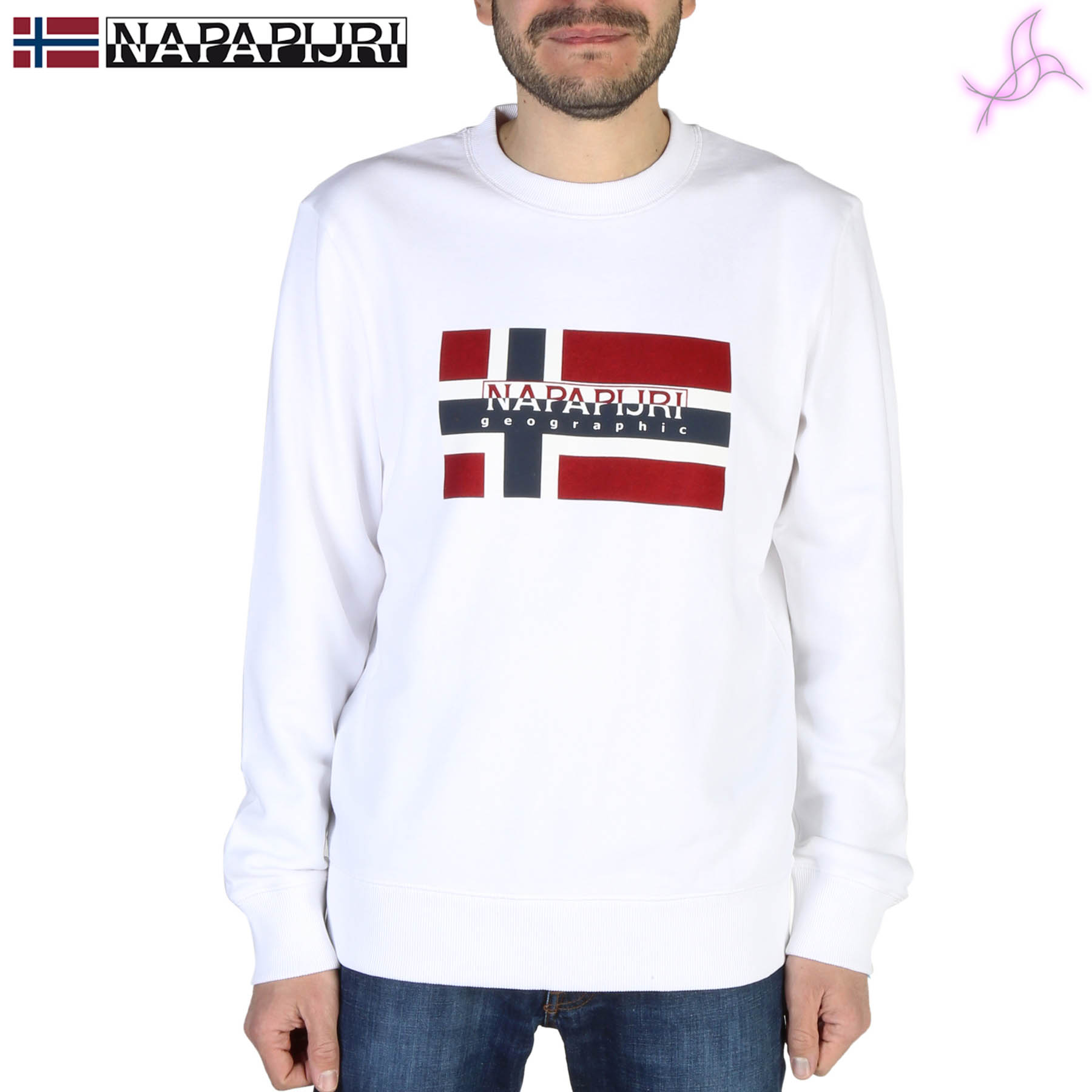 Napapijri Bovicoc_np0a4e1v Uomo Bianco 106166