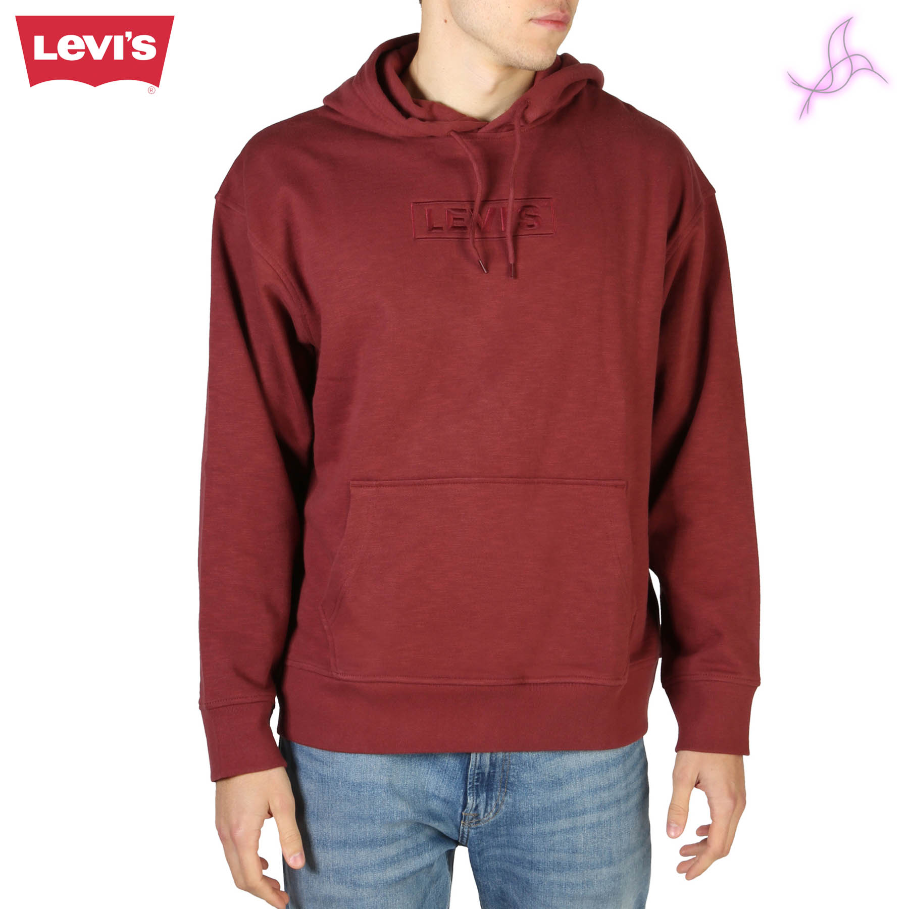 Levis 38479_t2-relaxd-graphic Uomo Rosso 110397