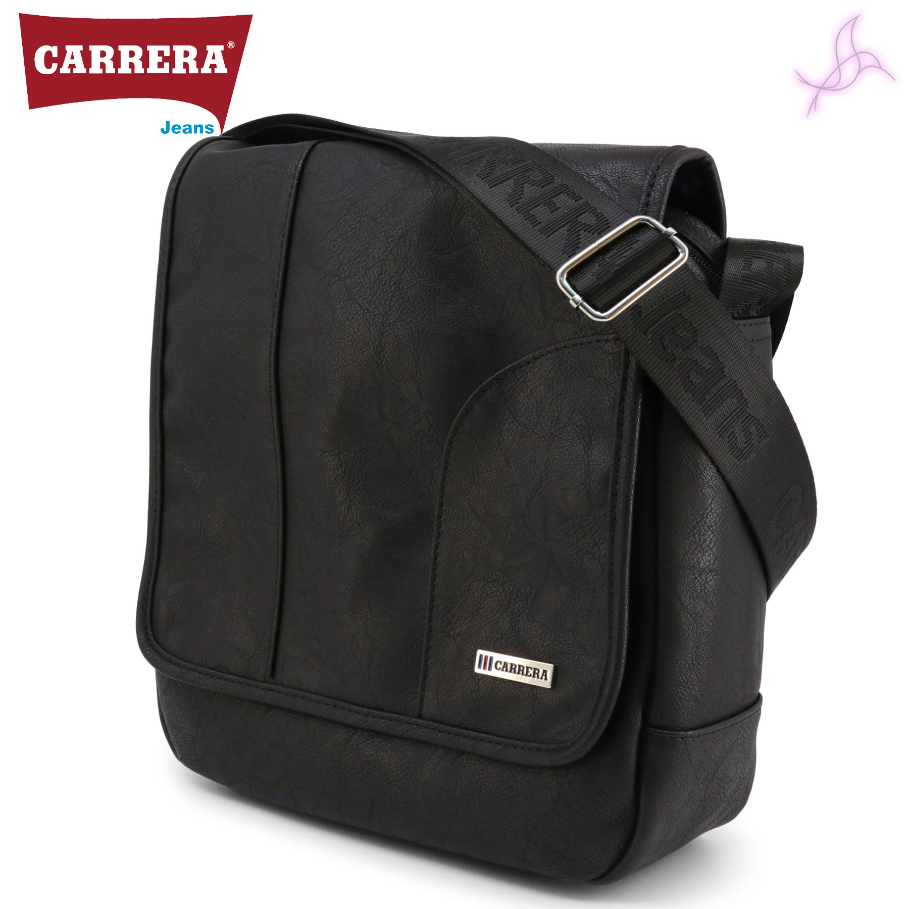 BORSE A TRACOLLA Borsello Carrera Jeans HOLD_CB4503 Uomo Nero 116465 EUR  35,99 - PicClick IT