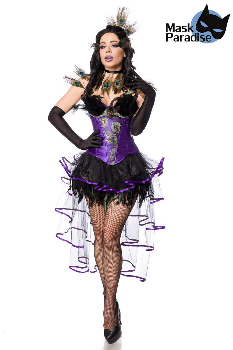 Costume Ballerina Cabaret Saloon Burlesque Travestimento Carnevale 80151 donna