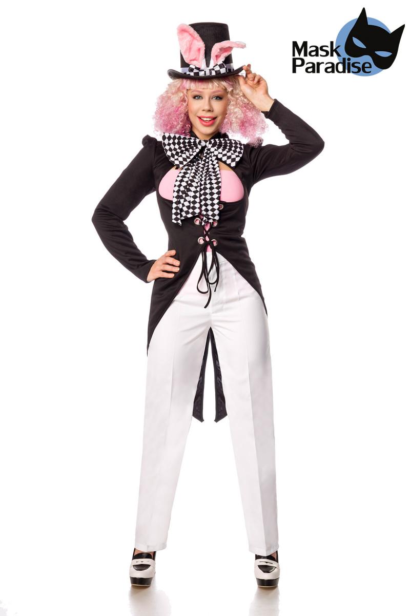 Costume Carnevale Bianconiglio Travestimento Vestito 80153 donna