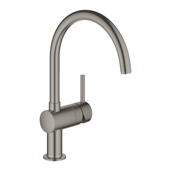 MIX GROHE 32 917 AL0 BRUSHED HARD GRAPH.#CONSEGNA IN 3 SETTIMANE#