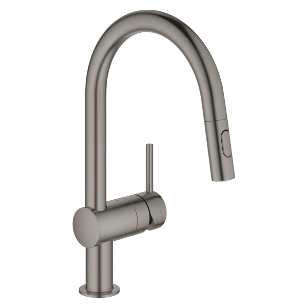 MIX GROHE 32 321 AL2 BRUSHED HARD GRAPH.#CONSEGNA IN 3 SETTIMANE#