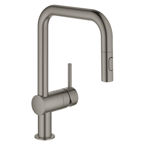 MIX GROHE 32 322 AL2 BRUSHED HARD GRAPH.#CONSEGNA IN 3 SETTIMANE#