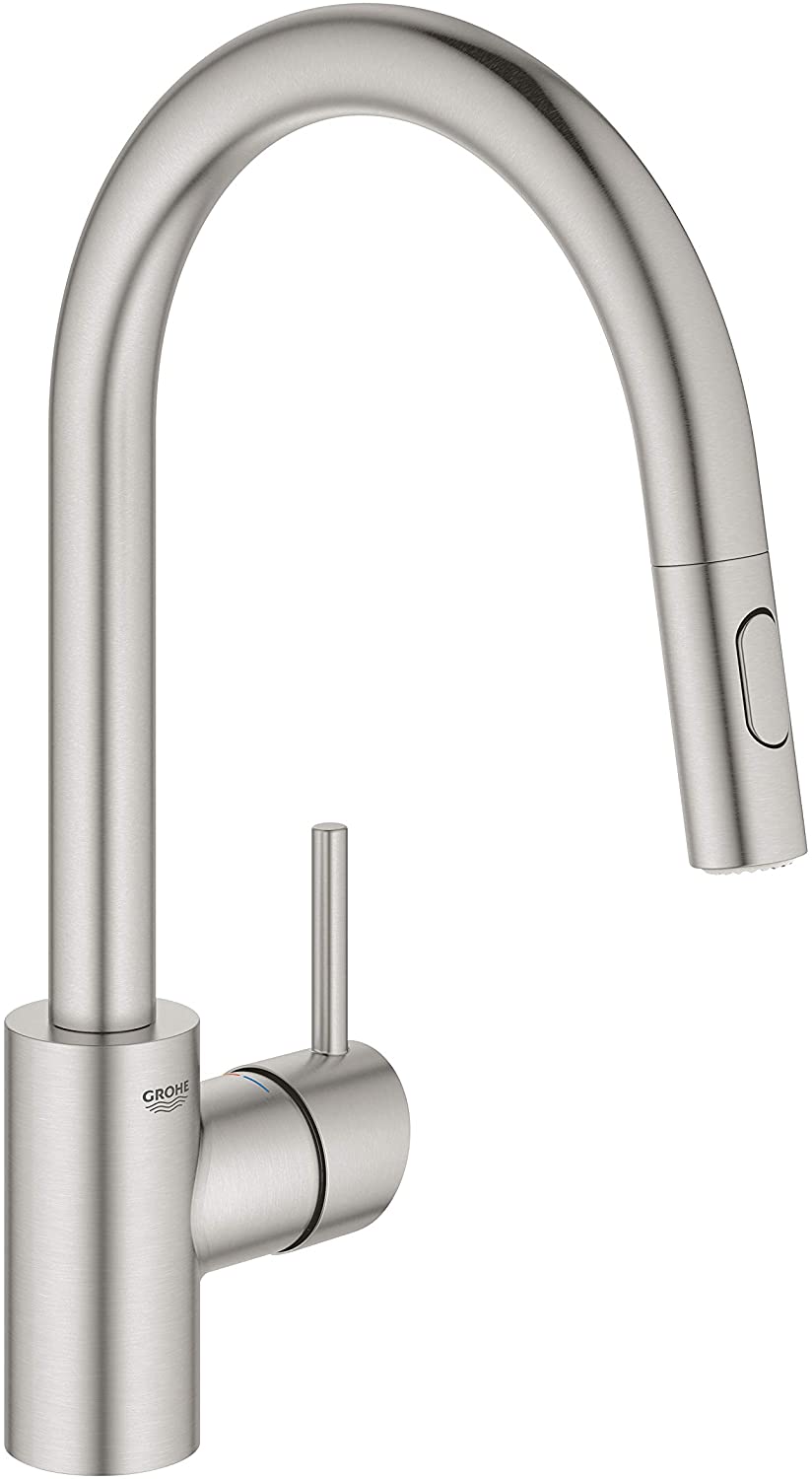 MISCELATORE GROHE 31 483 DC2 SUPER STEEL#CONSEGNA IN 3 SETTIMANE#