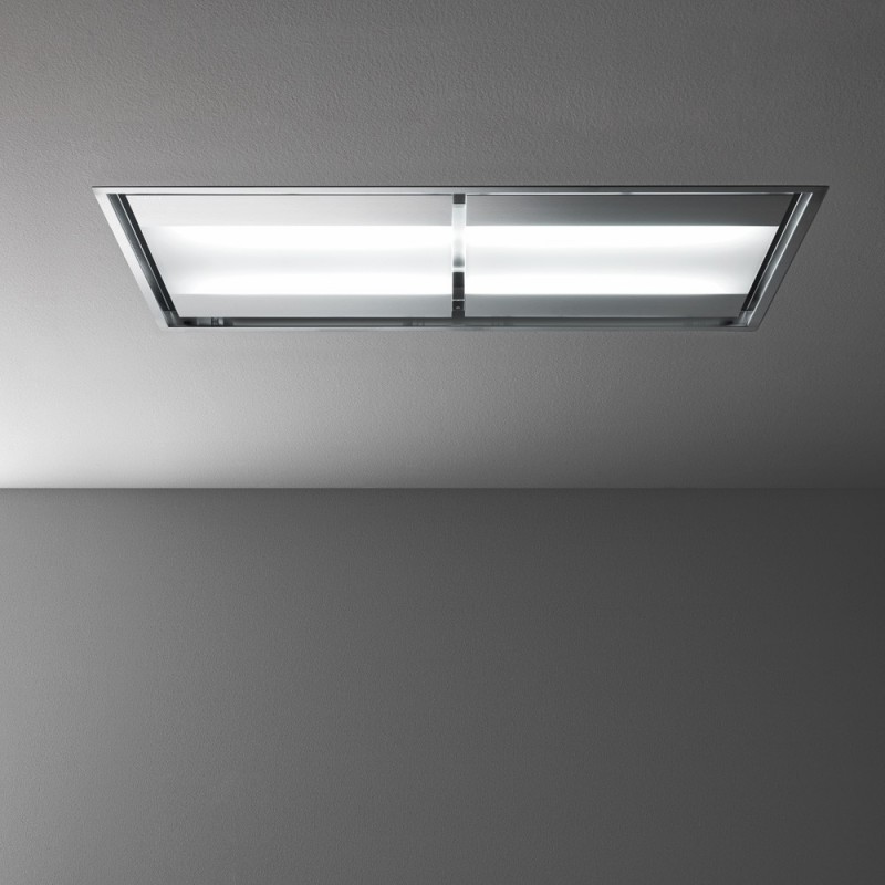 Cappa Falmec a Soffitto Nuvola Led 140 Finitura Acciaio Inox Da 140 Cm - CNUI40.E1P2#ZZZI4...