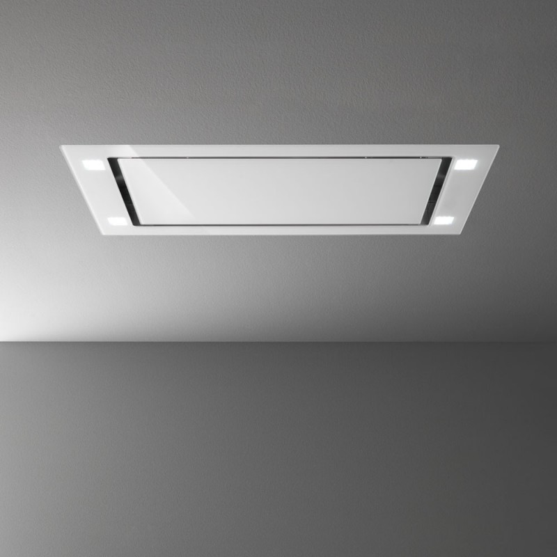 Cappa Falmec A Soffitto Sirio Finitura Vetro Bianco Da 90 Cm#CONSEGNA IN 3 SETTIMANE#