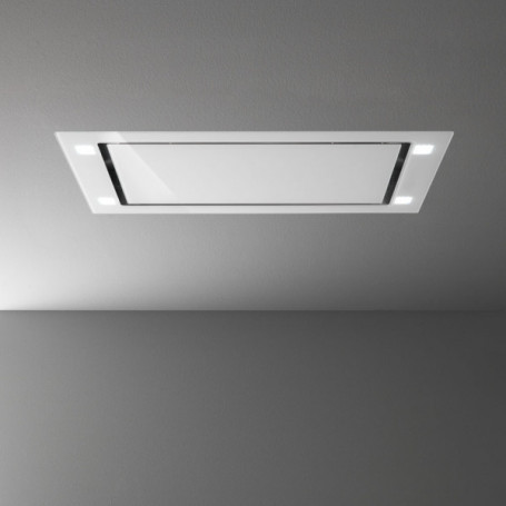 Cappa FALMEC STELLA a Soffitto Senza Motore 90 cm - Vetro Bianco#CONSEGNA IN 3 SETTIMANE#