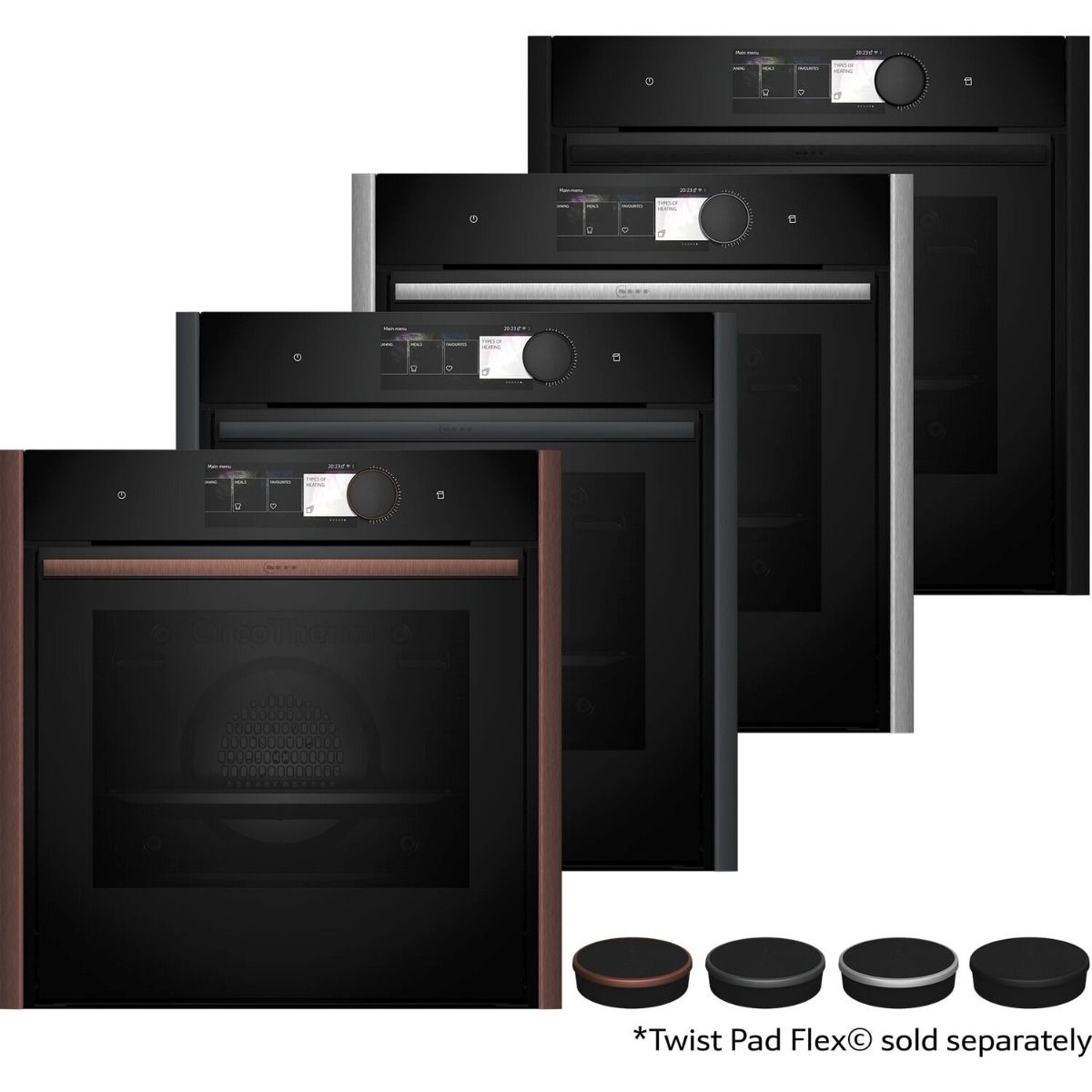 NEFF FORNO DA INCASSO A VAPORE B69FY5CX0 FLEX DESIGN (colore da scegliere)#CONSEGNA IN 3 S...