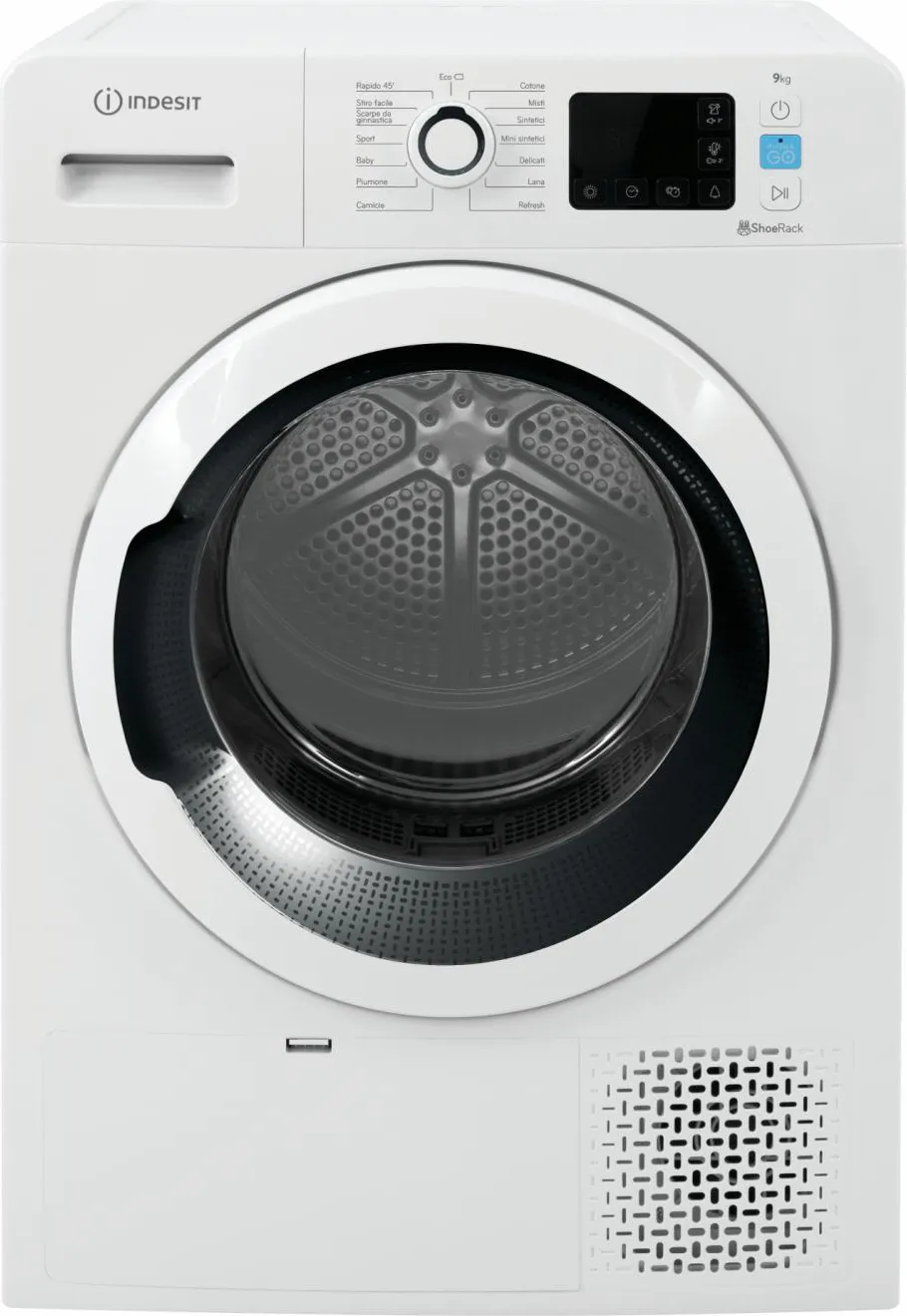 Indesit ASCIUG 9KG A++ EASY CLEANING PUSH&GO.8050147657560