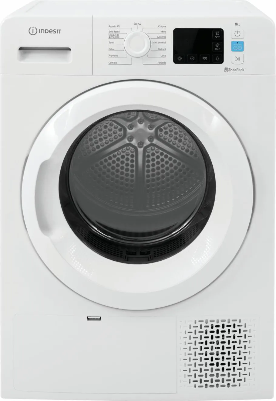 Indesit ASCIUG 8KG A++ EASY CLEANING PUSH&GO.8050147657522