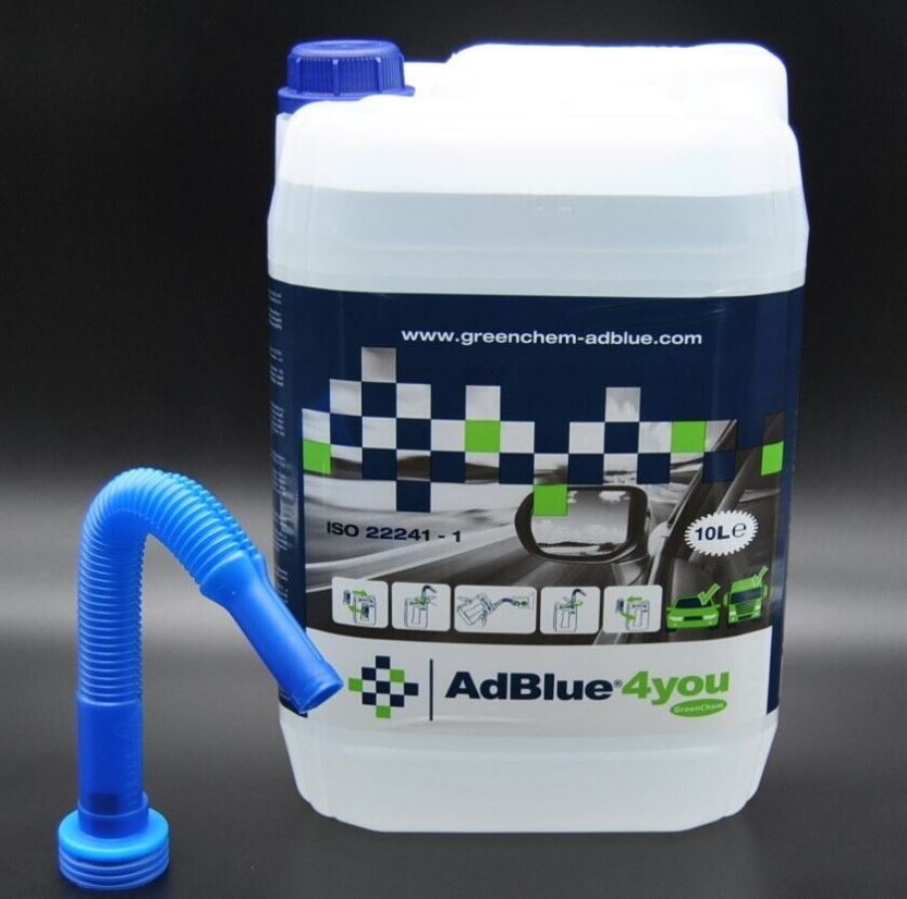 Additivo liquido AdBlue Greenchem da lt 10 con beccuccio per motori