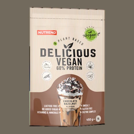 Nutrend Delicious Vegan Protein CioccolatO-Nocciola 450g