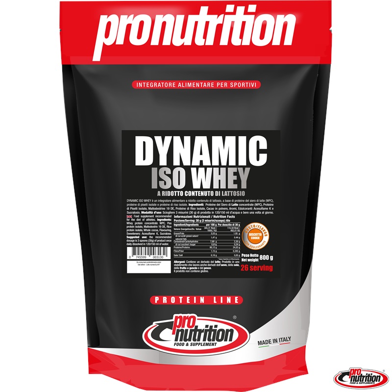 Pro Nutrition Dynamic Whey Biscotto 800g