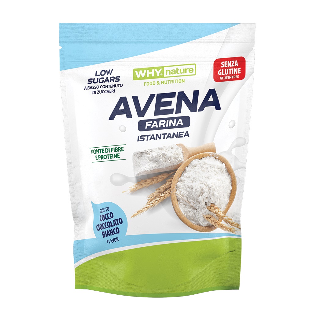 Why Nature Farina D'avena Gluten Free Cocco Cioccolato Bianco 1kg