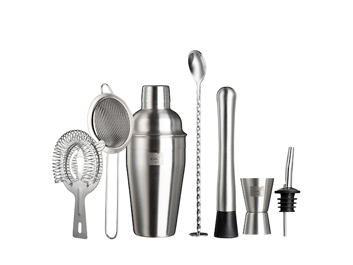 Set 7 cocktail plus in acciaio inox e polipropilene.