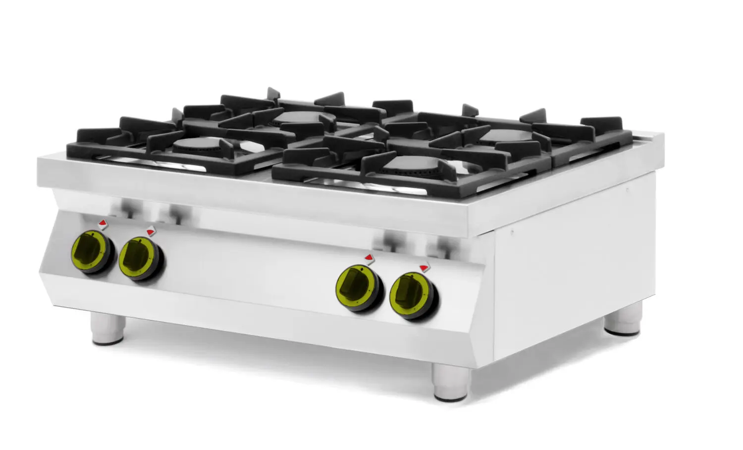 Image of Linea cucina a 4 fuochi per cucina a gas - piano del tavolo, HENDI, Linea Cucina
