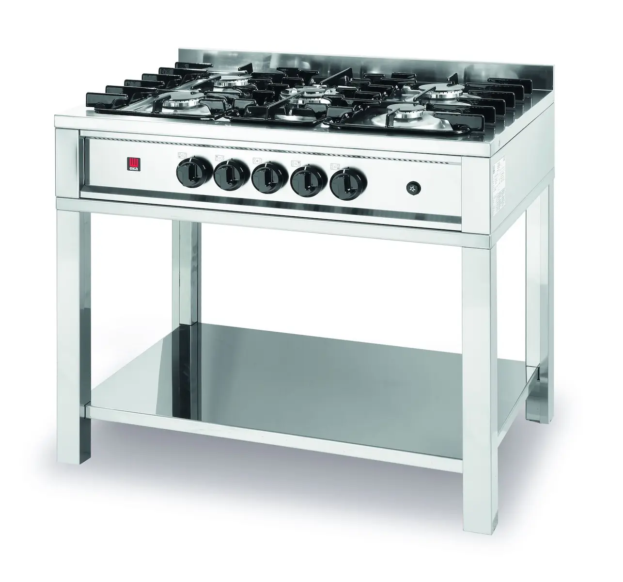 Image of Cucina a gas - 5 bruciatori, telaio aperto, HENDI, Kitchen Line, 14
