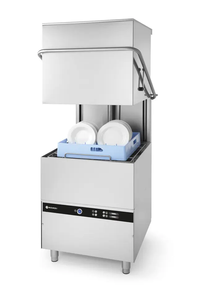 Image of Lavastoviglie a capote 50x50 - controllo elettromeccanico, HENDI, Con pompa detergente