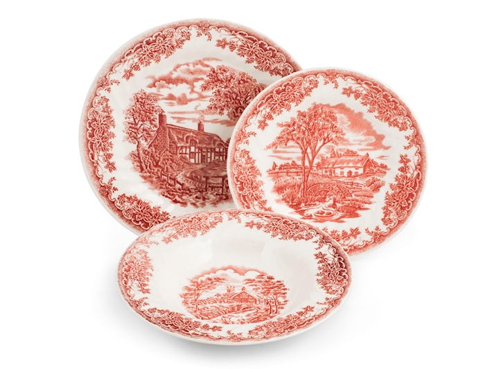 Servizio tavola 18 pezzi brookpink