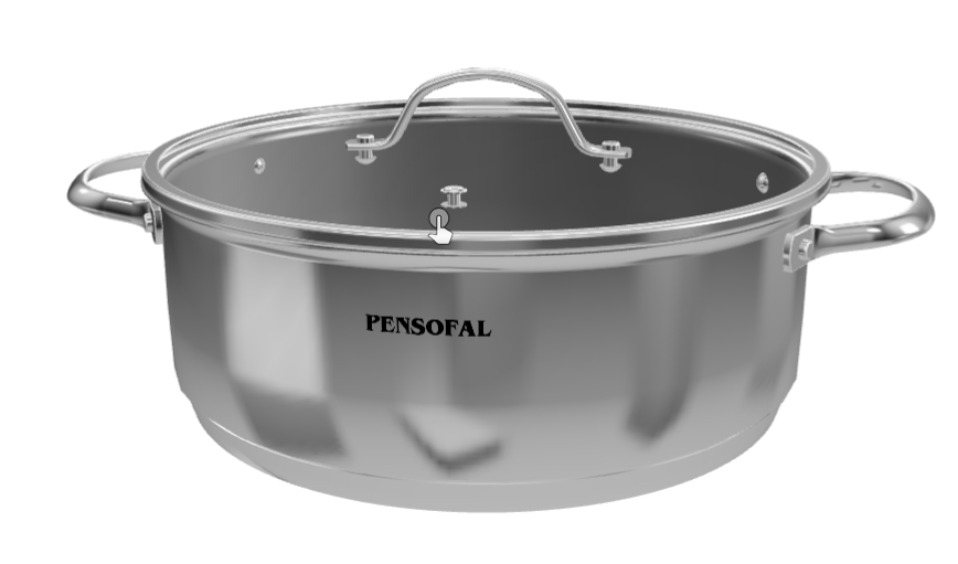 Image of New era tegame 28 C/Coperchio in vetro