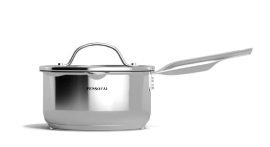 Image of New Era - Casseruola ad un manico con coperchio in vetro bollilatte
