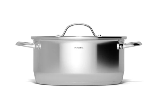 Image of New Era - Casseruola a due maniglie con coperchio in vetro 24