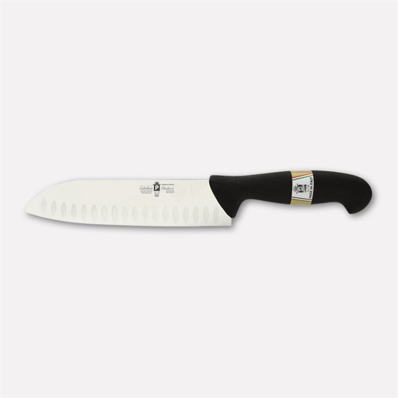 Image of Coltello Santoku con manico in nylon, lama inox 18 cm